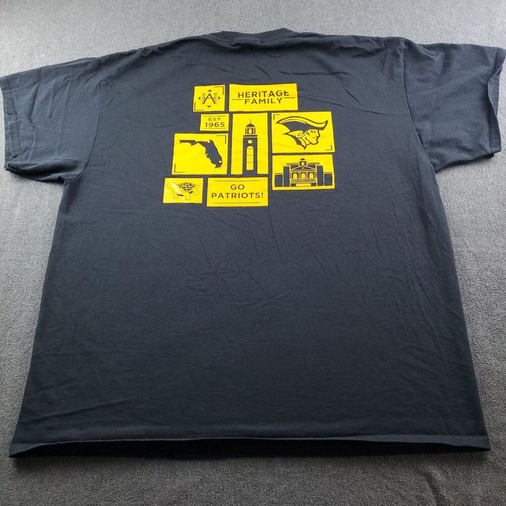 Port company Heritage Family T-Shirt Men's Size 2XL Black